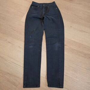 Vintage 80s 90s TON SUR TON Jeans Size 28 x 31 Black Denim Loris Slim Lot 1 Rare